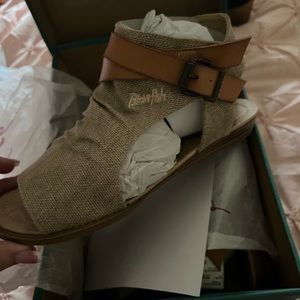 Blowfish sandals size 7. Brand new in the box. See photos.